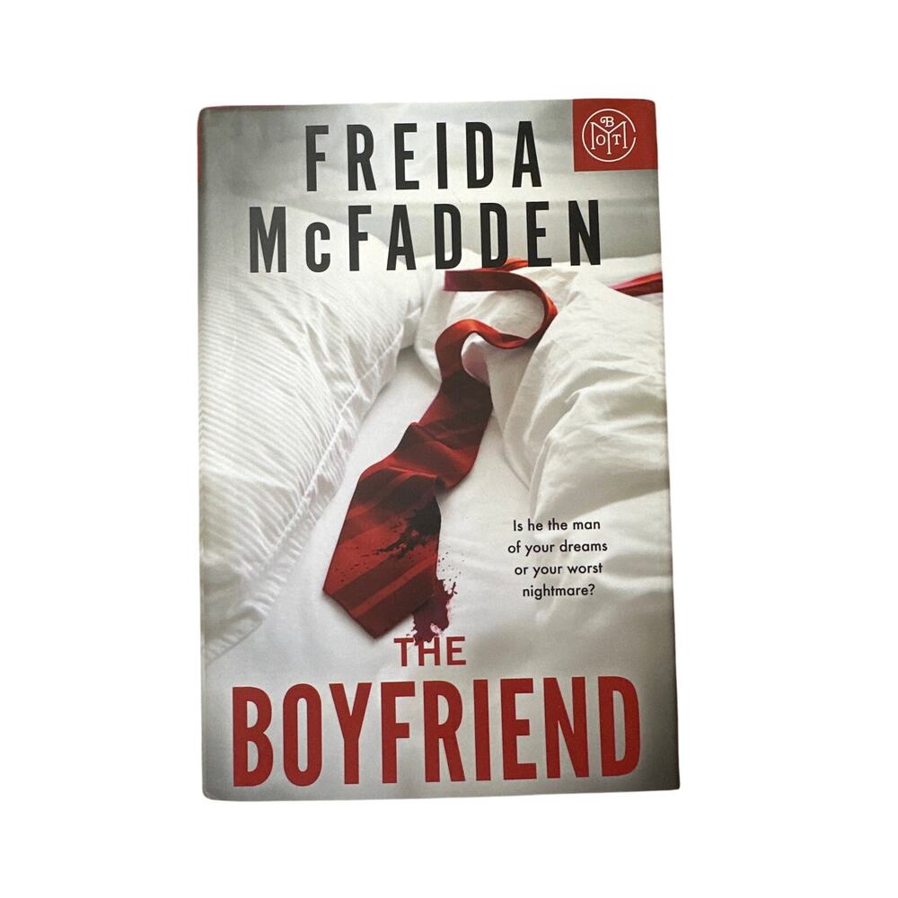 The Boyfriend by Freida McFadden Hardcover Book BOTM